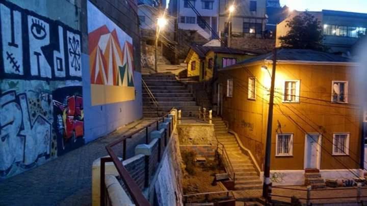 Hostel Don Poncho Valparaíso Exterior foto